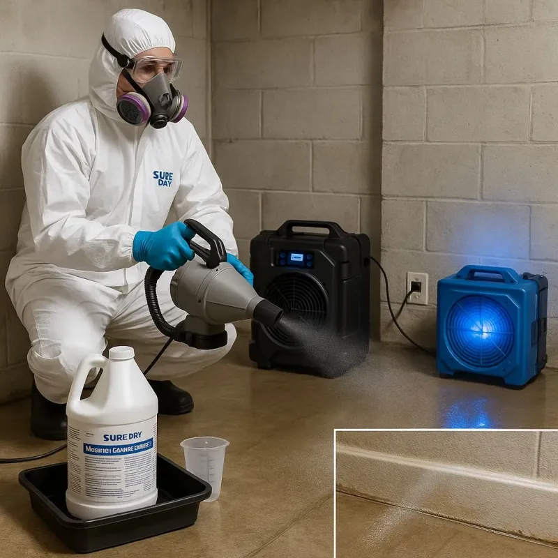 Sanitization and Odor Removal process in Bellevue, KY
